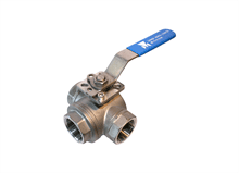 3-way ball valve (Type 1612 - T / 1712 - L)
