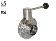 Sanitary 2-pcs butterfly valve (Type 2600)