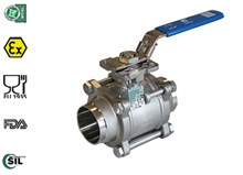 3-pcs. ball valve (Type  DVC7621)