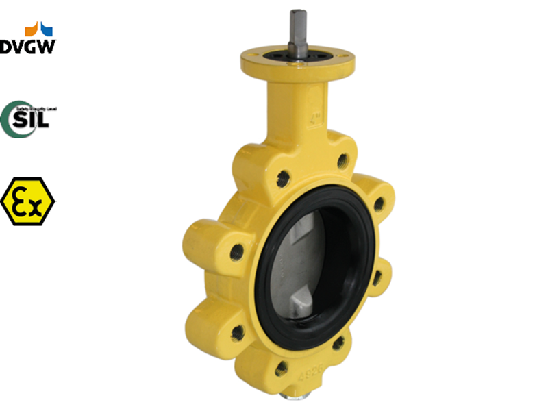 DVGW-Gas approved LUG butterfly valve (Type 2246)