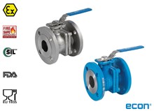 2-pcs. flange ball valve (Type E7249, E7289)