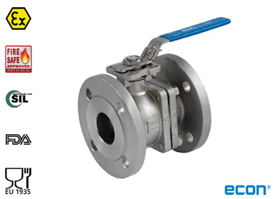 2-pcs. flange ball valve (Type E7289)