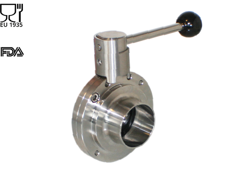 Sanitary 2-pcs butterfly valve (Type 2600)